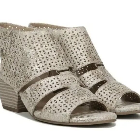 Soul Naturalizer Dez Mushroom Gold Heel Open Toe Sandals - Picture 1 of 7